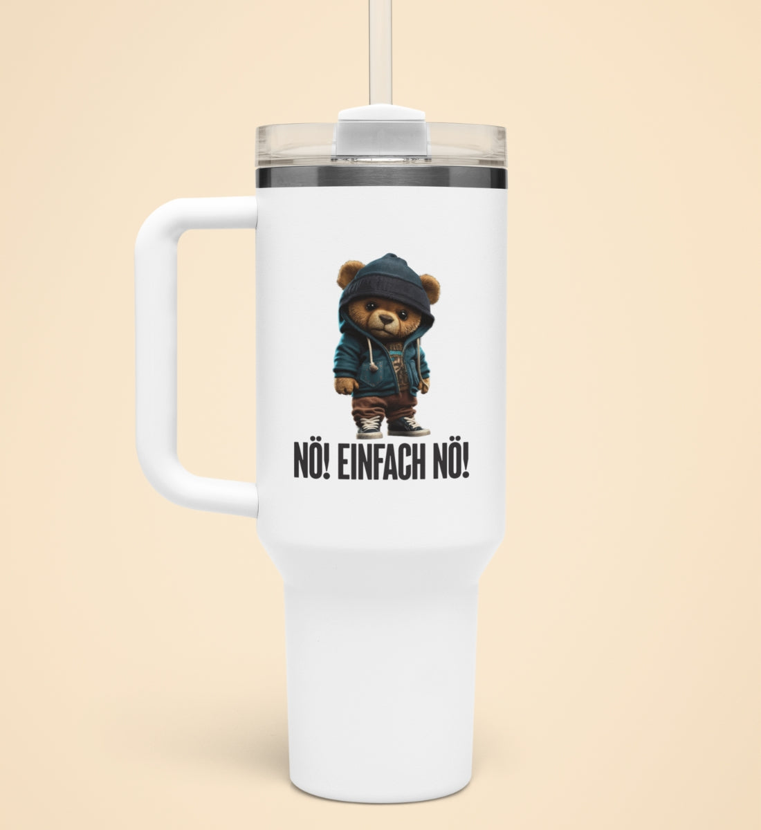 NÖ EINFACH NÖ TEDDY | Thermobecher mit Henkel