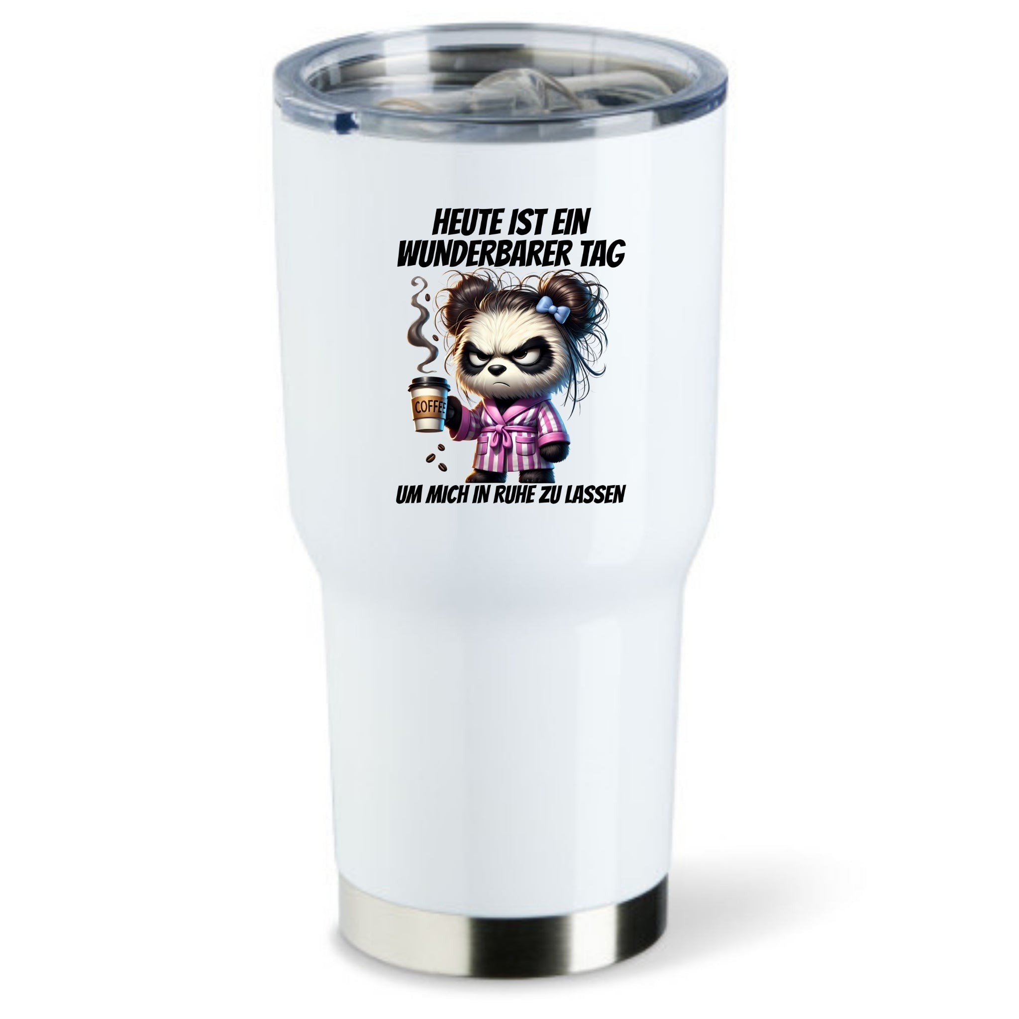 WUNDERBARER TAG GRUMPY PANDA | Thermobecher