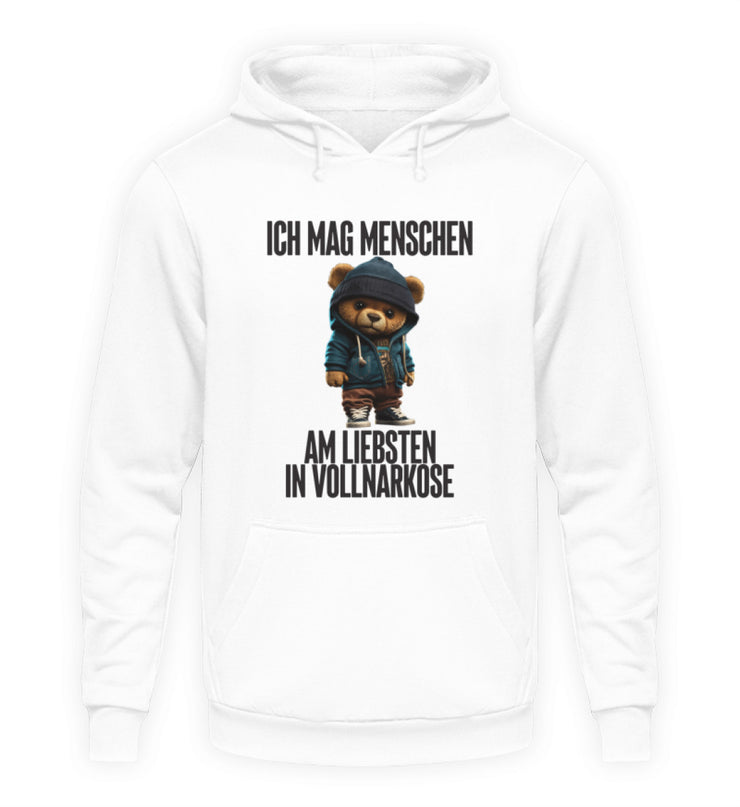 VOLLNARKOSE TEDDY Vorderdruck Unisex Hoodie