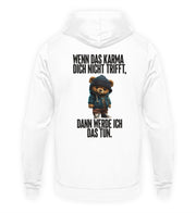 KARMA TEDDY Rückendruck Unisex Hoodie