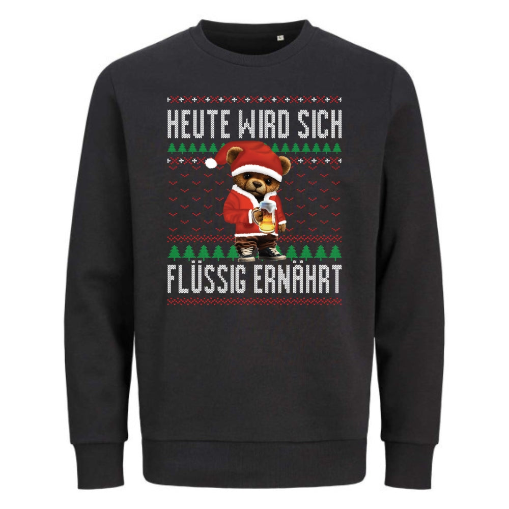 FLÜSSIG ERNÄHRT BIER TEDDY | Premium Sweater Unisex Jack & Jones