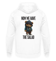 NOW WE HAVE THE SALAD TEDDY Rückendruck Hoodie