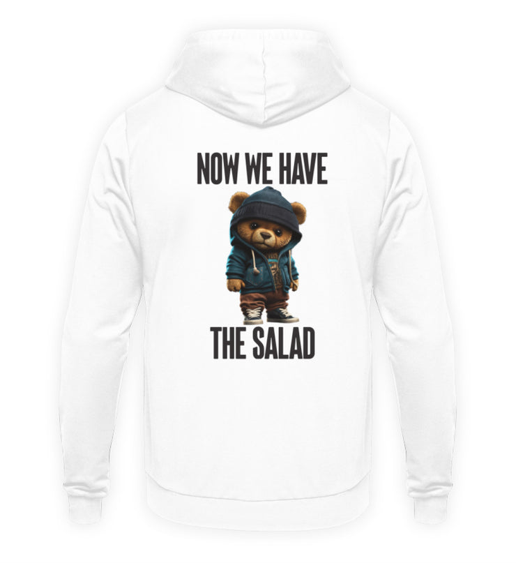 NOW WE HAVE THE SALAD TEDDY Rückendruck Hoodie