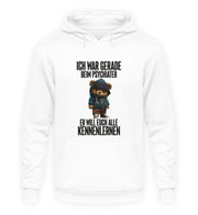 PSYCHIATER TEDDY Vorderdruck Hoodie