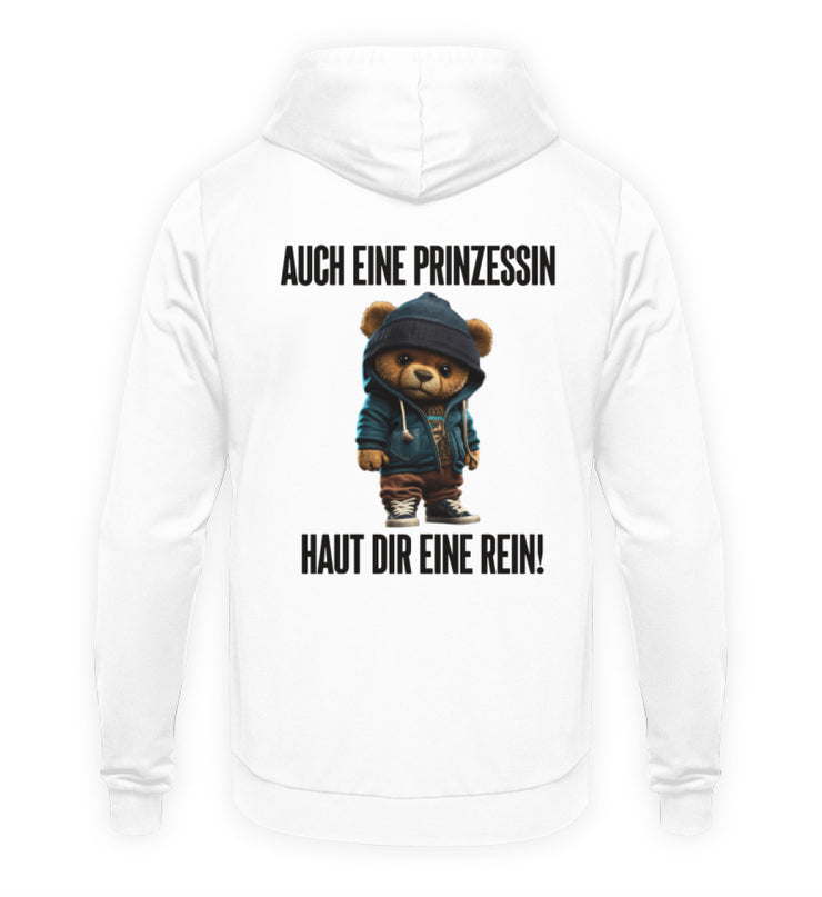 PRINZESSIN TEDDY Rückendruck Unisex Hoodie