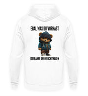 FLUCHTWAGEN TEDDY Rückendruck Unisex Hoodie