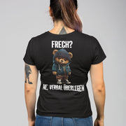 VERBAL ÜBERLEGEN TEDDY Rückendruck | Premium Shirt Unisex
