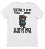 VERHAFTET TEDDY Rückendruck Unisex T-Shirt