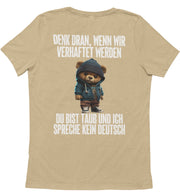 VERHAFTET TEDDY Rückendruck Unisex T-Shirt