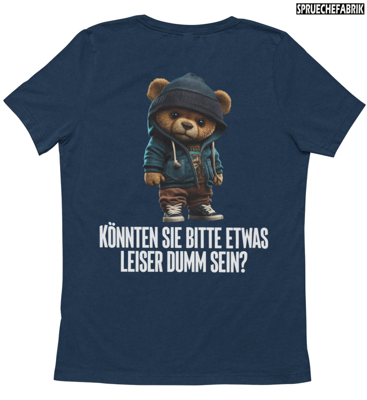 LEISE TEDDY Rückendruck T-Shirt