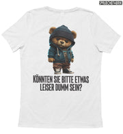 LEISE TEDDY Rückendruck T-Shirt