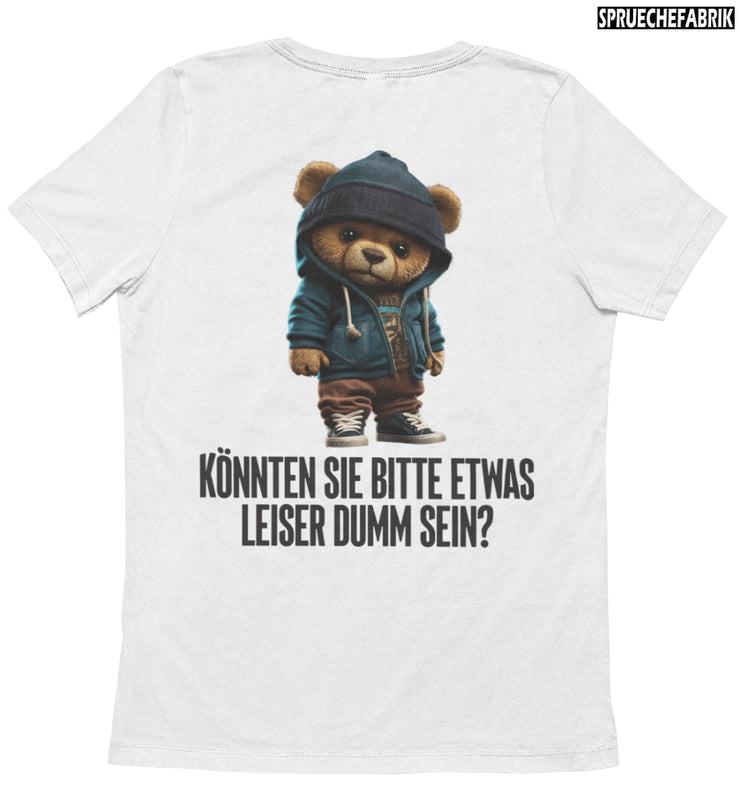 LEISE TEDDY Rückendruck T-Shirt