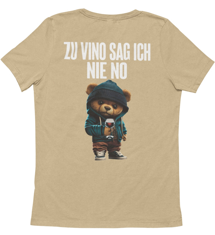 VINO TEDDY Rückendruck Unisex T-Shirt