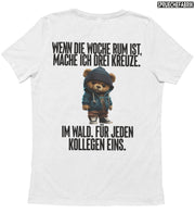 WOCHE TEDDY Rückendruck T-Shirt