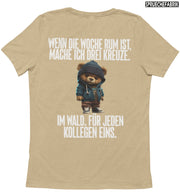 WOCHE TEDDY Rückendruck T-Shirt