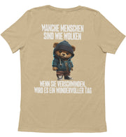 WOLKEN TEDDY Rückendruck Unisex T-Shirt