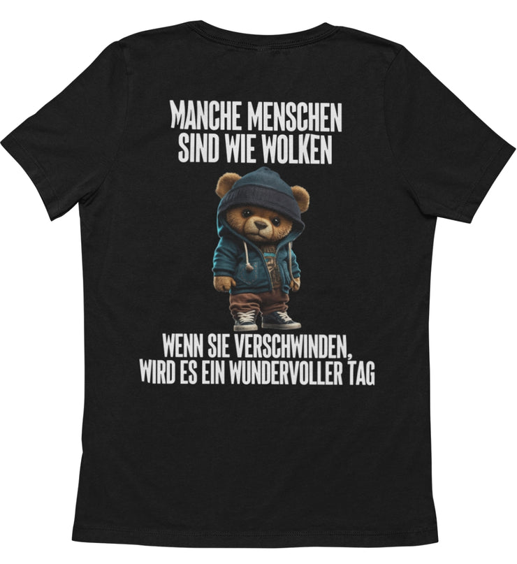 WOLKEN TEDDY Rückendruck Unisex T-Shirt