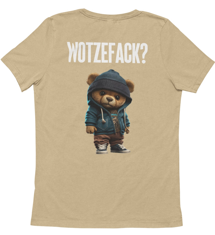 WOTZEFACK TEDDY Rückendruck Unisex T-Shirt