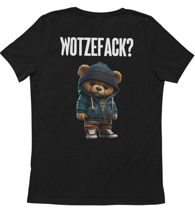 WOTZEFACK TEDDY Rückendruck Unisex T-Shirt