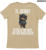 11. GEBOT TEDDY Rückendruck T-Shirt