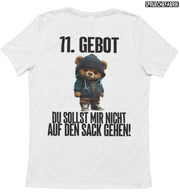 11. GEBOT TEDDY Rückendruck T-Shirt