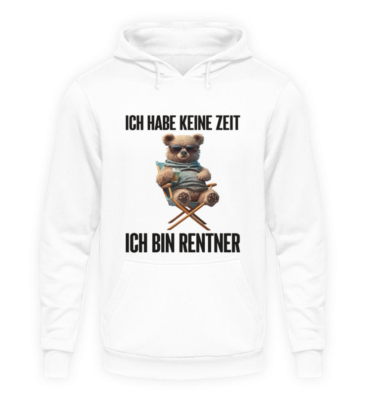 KEINE ZEIT RENTNER Vorderdruck Hoodie