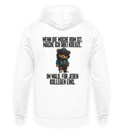 WOCHE TEDDY Rückendruck Unisex Hoodie