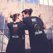 ZICKE ABER SEINE TEDDY Rückendruck | Premium Shirt Unisex