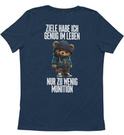 ZIELE TEDDY Rückendruck Unisex T-Shirt