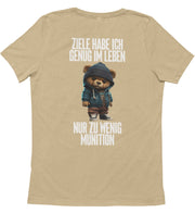 ZIELE TEDDY Rückendruck Unisex T-Shirt