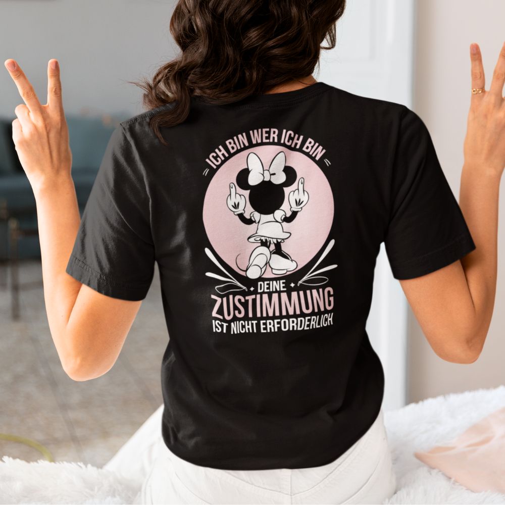 ZUSTIMMUNG NICHT ERFORDERLICH MINNIE Rückendruck | Shirt Unisex