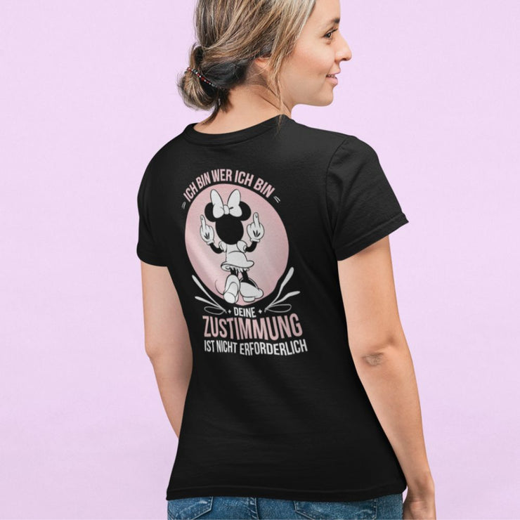 ZUSTIMMUNG NICHT ERFORDERLICH MINNIE Rückendruck | Premium Shirt