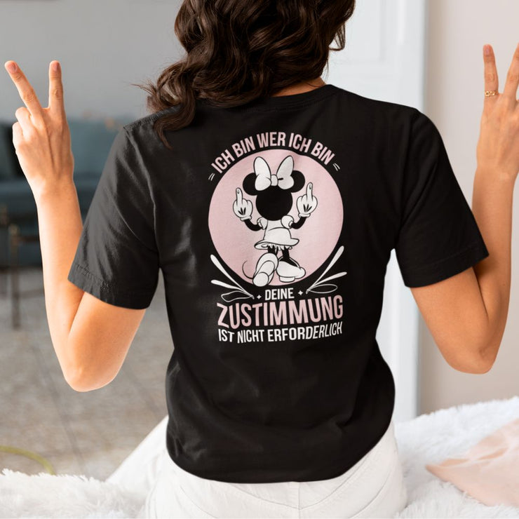 ZUSTIMMUNG NICHT ERFORDERLICH MINNIE Rückendruck | Premium Shirt