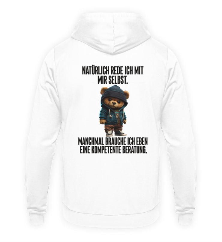 KOMPETENTE BERATUNG TEDDY Rückendruck Unisex Hoodie