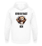 BEVOR DU FRAGST BÄR Rückendruck Unisex Hoodie