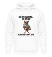 HOCHMOTIVIERT TEDDY Vorderdruck Hoodie