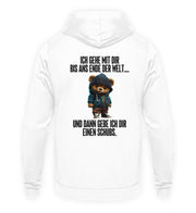 ENDE DER WELT TEDDY Rückendruck Unisex Hoodie