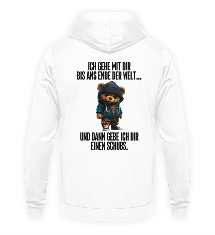 ENDE DER WELT TEDDY Rückendruck Unisex Hoodie