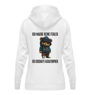 KATASTROPHEN TEDDY Rückendruck Damen Hoodie