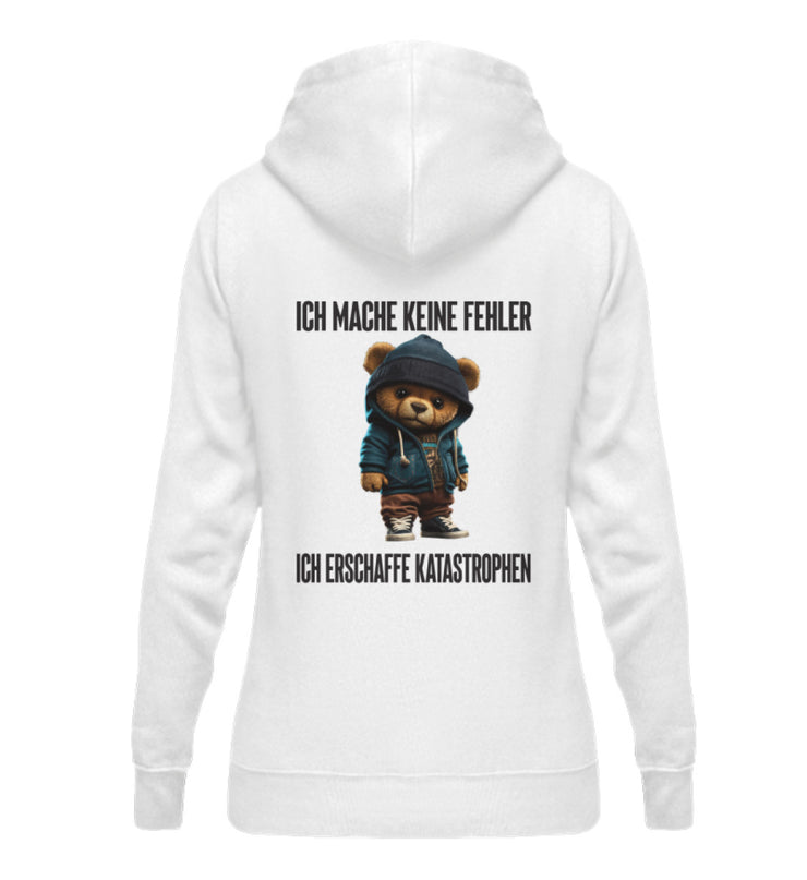 KATASTROPHEN TEDDY Rückendruck Damen Hoodie