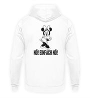 NÖ! MOUSE Rückendruck Unisex Hoodie