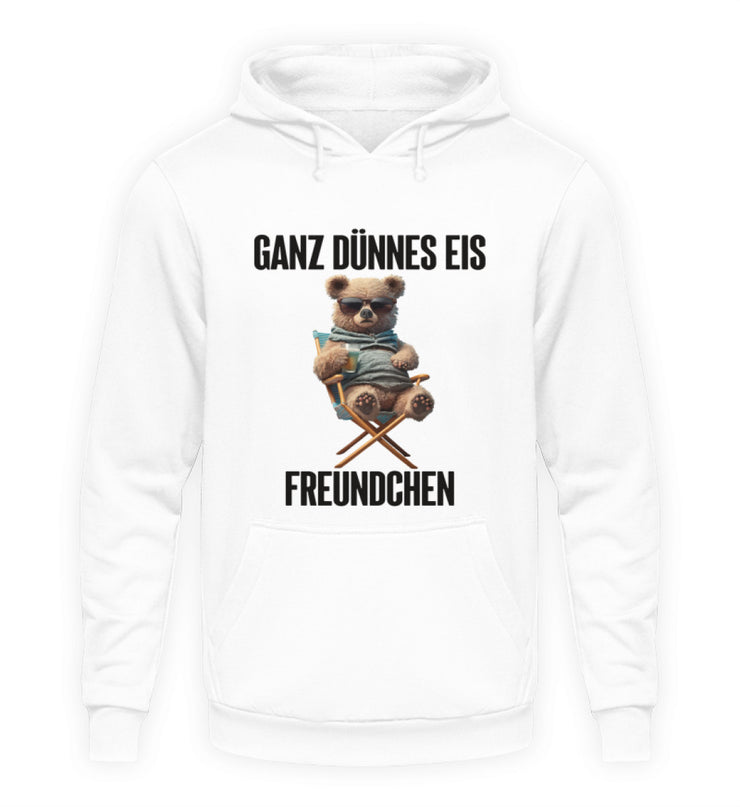 GANZ DÜNNES EIS Vorderdruck Hoodie