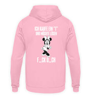 ICH KAUFE EIN "I" MOUSE Rückendruck Unisex Hoodie