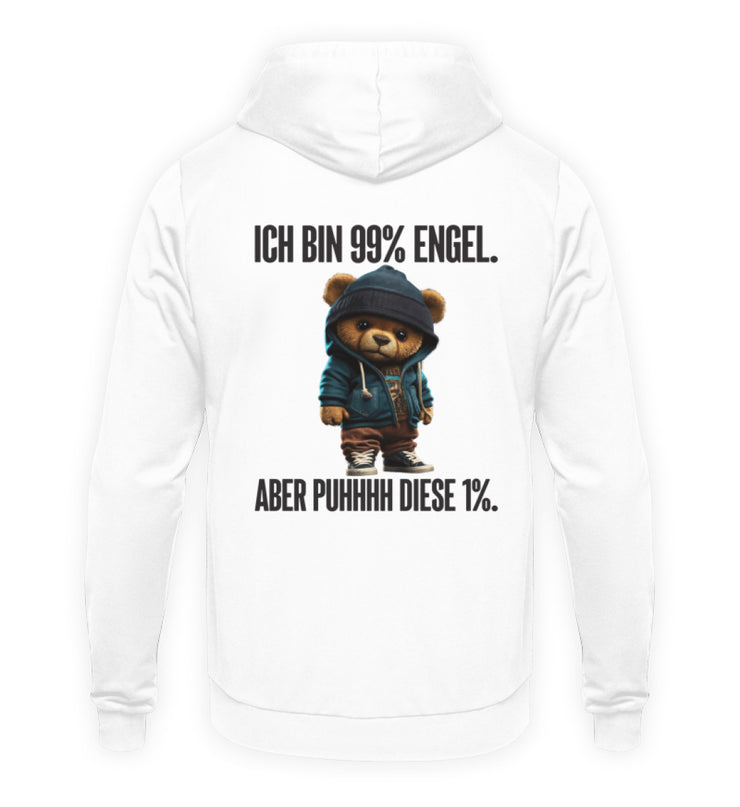 ENGEL TEDDY Rückendruck Hoodie