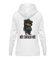 NÖ! EINFACH NÖ! TEDDY Rückendruck Damen Hoodie