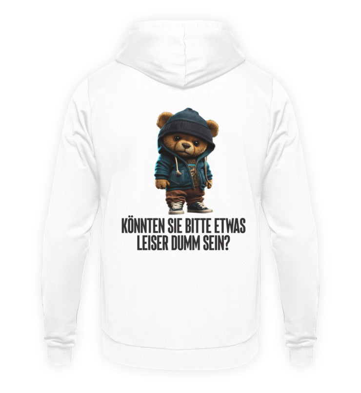 LEISE TEDDY Rückendruck Hoodie