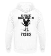 HOCHACHTUNGSVOLL Rückendruck Unisex Hoodie