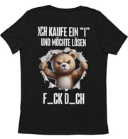 ICH KAUFE EIN "I" BÄR Rückendruck Unisex T-Shirt