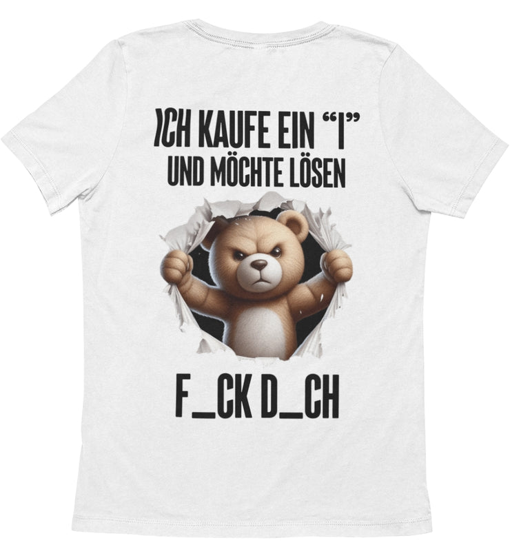 ICH KAUFE EIN "I" BÄR Rückendruck Unisex T-Shirt