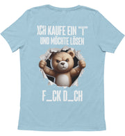 ICH KAUFE EIN "I" BÄR Rückendruck Unisex T-Shirt